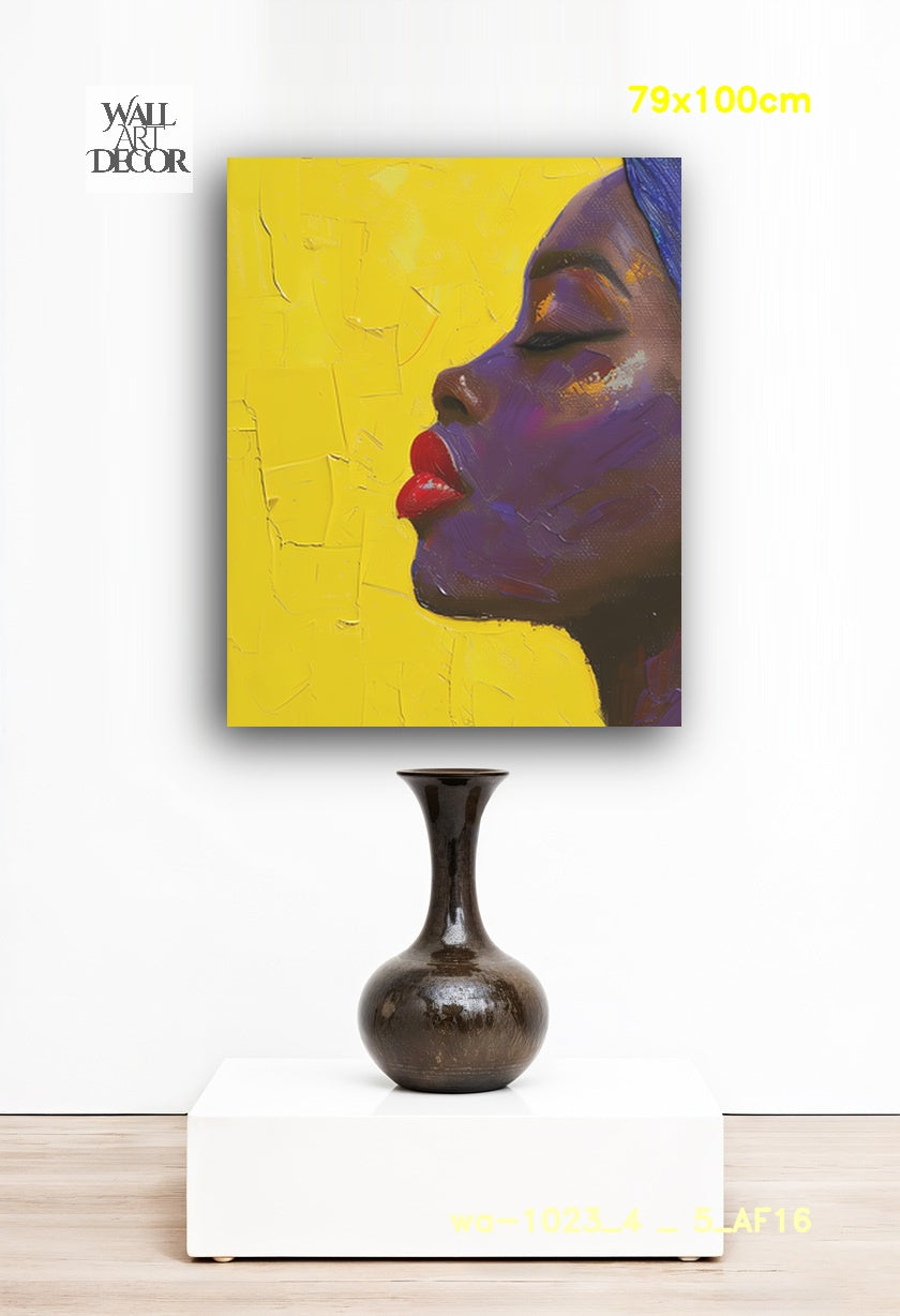 Amethyst Serenity: The Radiant Soul – Modern Frameless Wall Art
