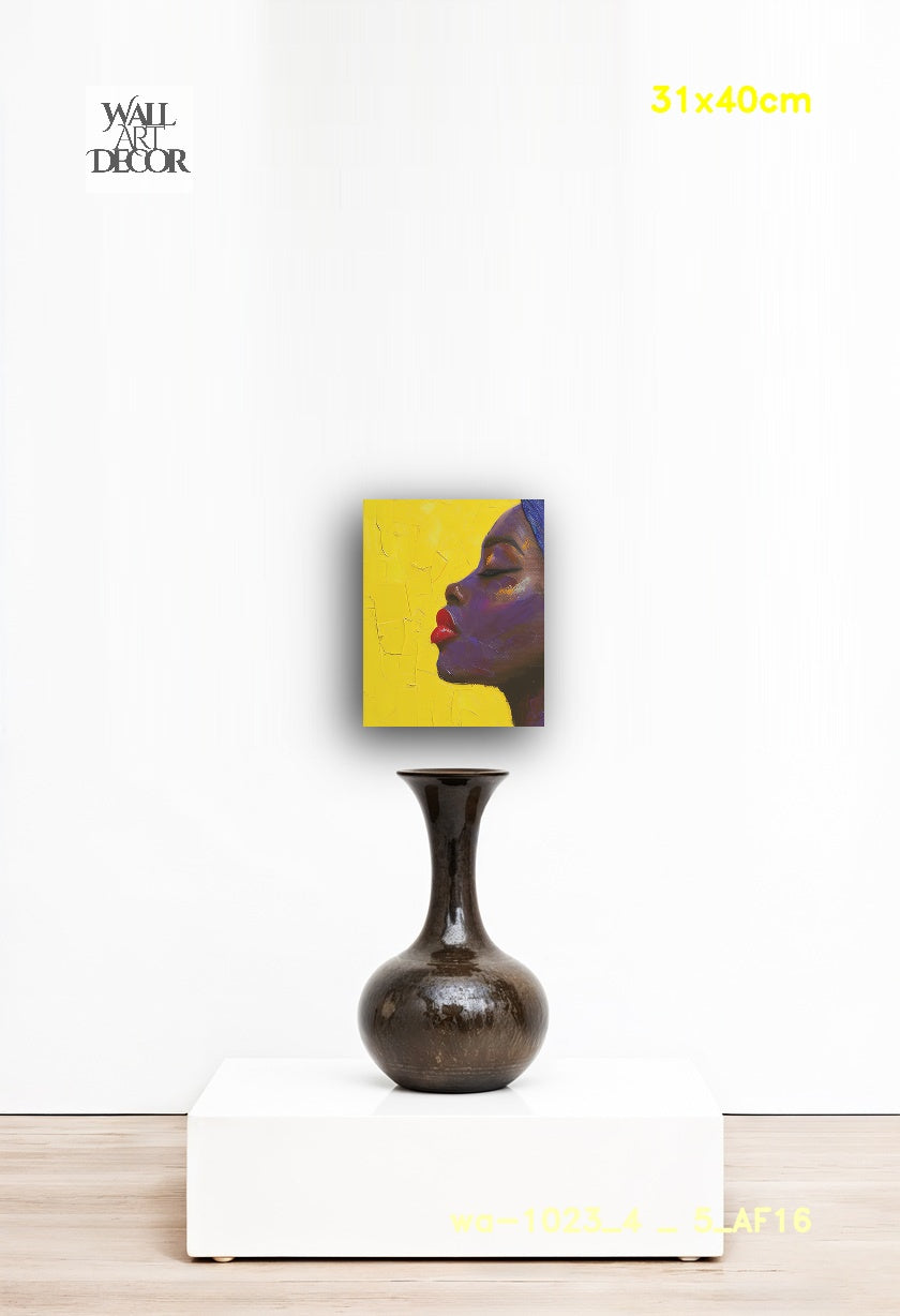 Amethyst Serenity: The Radiant Soul – Modern Frameless Wall Art