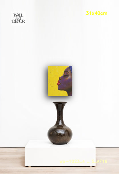 Amethyst Serenity: The Radiant Soul – Modern Frameless Wall Art
