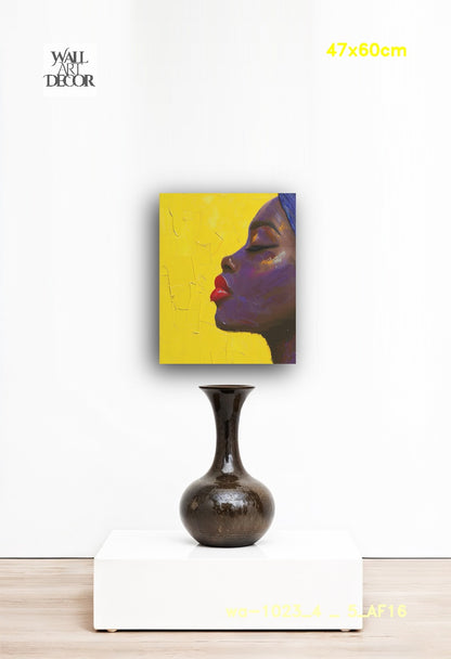 Amethyst Serenity: The Radiant Soul – Modern Frameless Wall Art