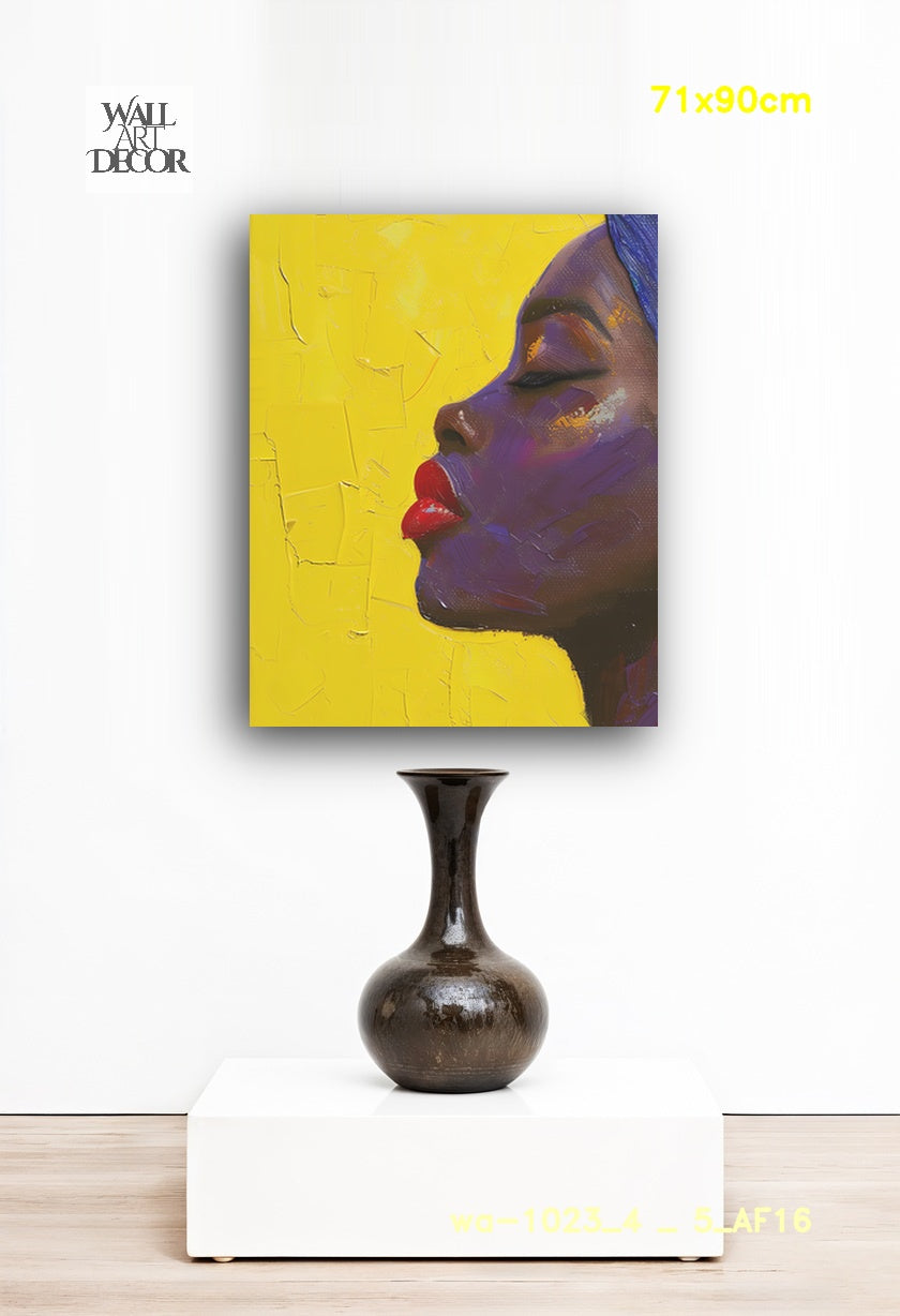 Amethyst Serenity: The Radiant Soul – Modern Frameless Wall Art