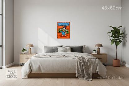 Hermès Harvest: Scrooge McDuck Title Deed – Modern Frameless Wall Art