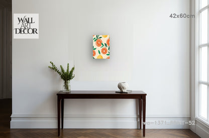 Citrus Zest: Mediterranean Harvest – Modern Frameless Wall Art