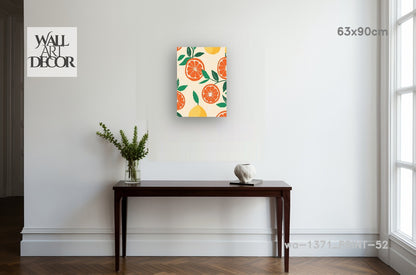 Citrus Zest: Mediterranean Harvest – Modern Frameless Wall Art